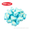 formato de coração marshmallow algodão doce doce doce